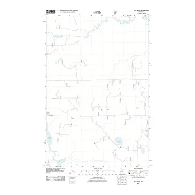 2011 Map of Boy River, 2011 Print