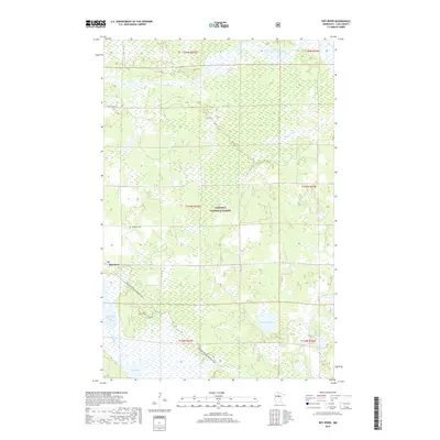 2019 Map of Boy River, 2019 Print