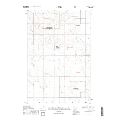 2018 Map of Boyce Creek East, 2018 Print