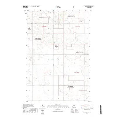 2020 Map of Boyce Creek East, 2020 Print