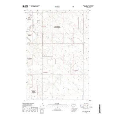 2018 Map of Boyce Creek West, 2018 Print