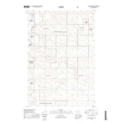 2020 Map of Boyce Creek West, 2020 Print