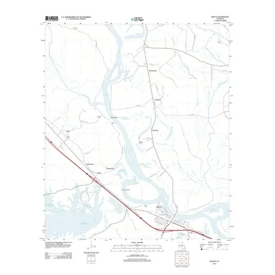 2012 Map of Boyce, 2012 Print