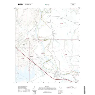 2018 Map of Boyce, 2018 Print
