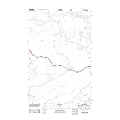 2011 Map of Boyd Mountain, 2011 Print