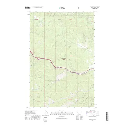 2020 Map of Boyd Mountain, 2020 Print