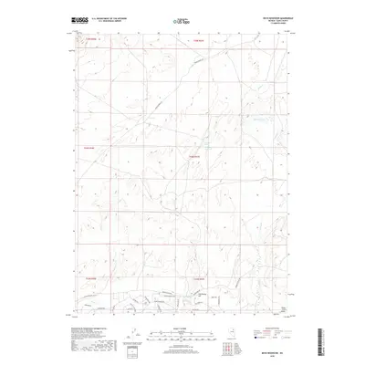 2018 Map of Boyd Reservoir, 2018 Print