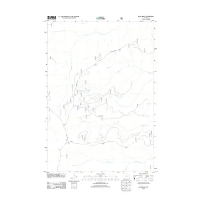 2012 Map of Boyd Ridge, 2012 Print