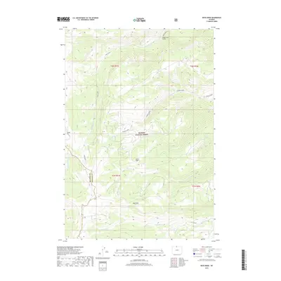 2018 Map of Boyd Ridge, 2018 Print
