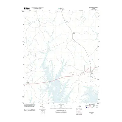 2010 Map of Boydton, 2010 Print