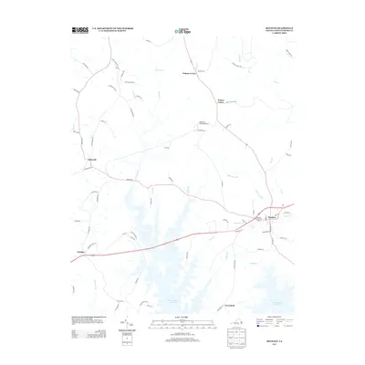 2013 Map of Boydton, 2013 Print