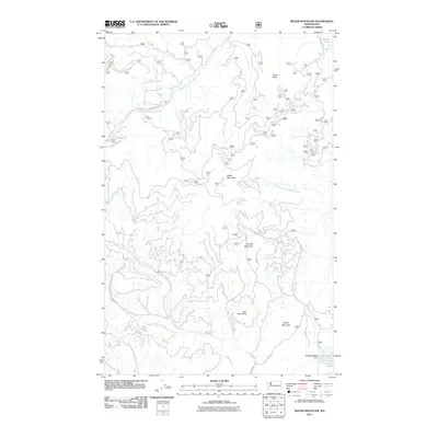 2011 Map of Boyer Mountain, 2011 Print