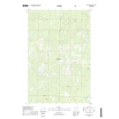 2020 Map of Boyer Mountain, 2020 Print