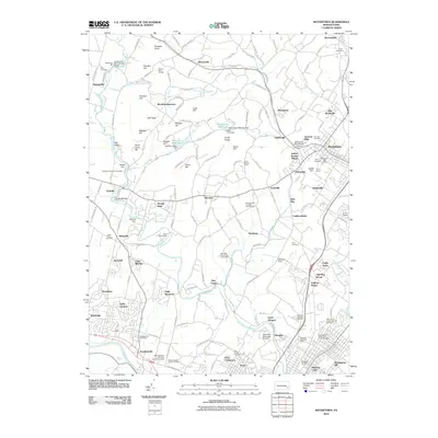 2010 Map of Boyertown, 2010 Print