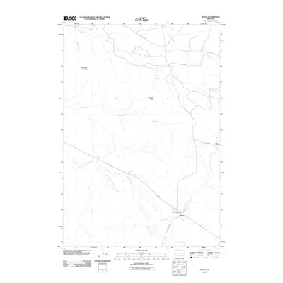 2011 Map of Boyes, 2011 Print