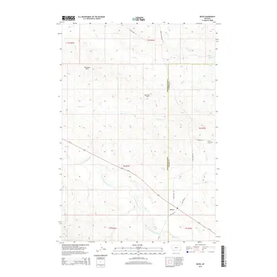 2014 Map of Boyes, 2014 Print