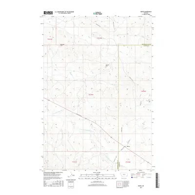 2017 Map of Boyes, 2017 Print
