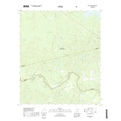 2019 Map of Boykin Spring, 2019 Print