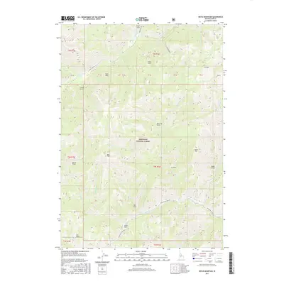 2017 Map of Boyle Mountain, 2017 Print
