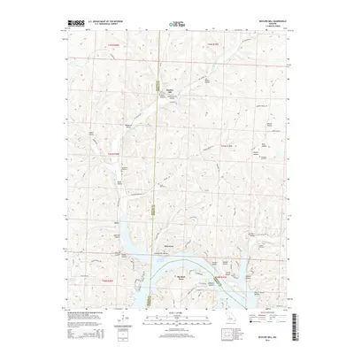 2014 Map of Boylers Mill, 2014 Print