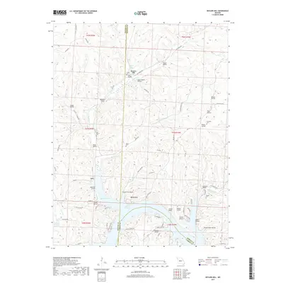2017 Map of Boylers Mill, 2017 Print