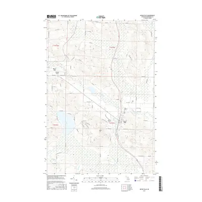 2017 Map of Boyne Falls, 2017 Print