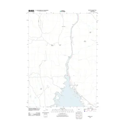 2012 Map of Boysen, 2012 Print