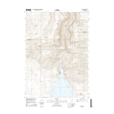 2015 Map of Boysen, 2015 Print