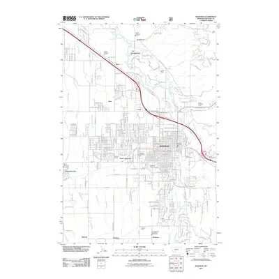 2011 Map of Bozeman, 2011 Print