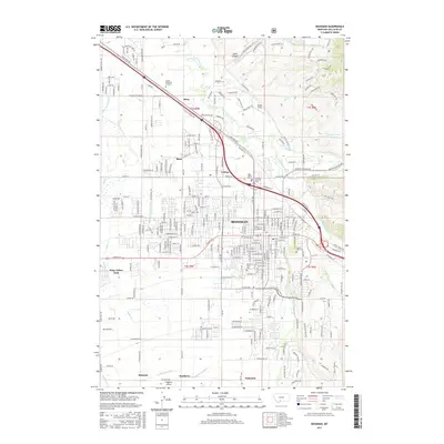 2017 Map of Bozeman, 2017 Print