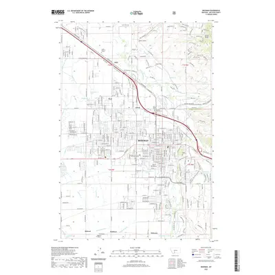 2020 Map of Bozeman, 2020 Print