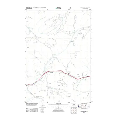 2011 Map of Bozeman Pass, 2011 Print