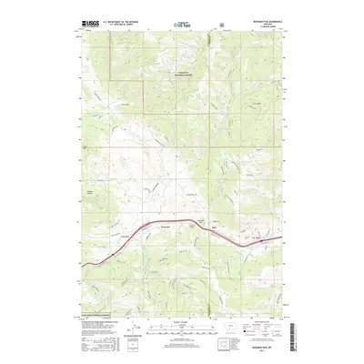 2017 Map of Bozeman Pass, 2017 Print