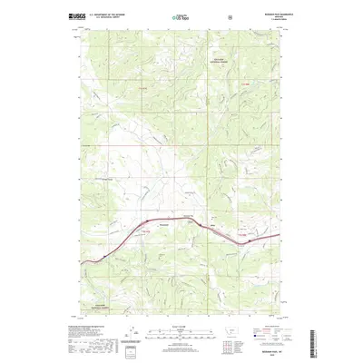 2020 Map of Bozeman Pass, 2020 Print