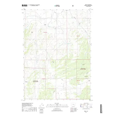 2017 Map of Braae, 2017 Print