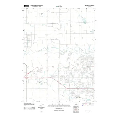 2010 Map of Bracewell, 2010 Print