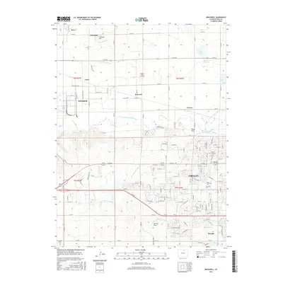 2016 Map of Bracewell, 2016 Print