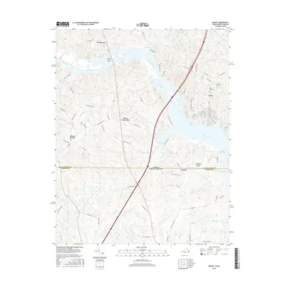 2016 Map of Bracey, 2016 Print