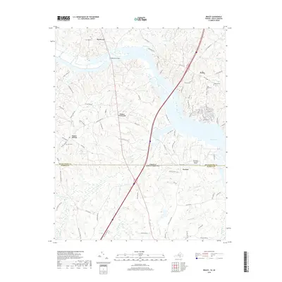2019 Map of Bracey, 2019 Print