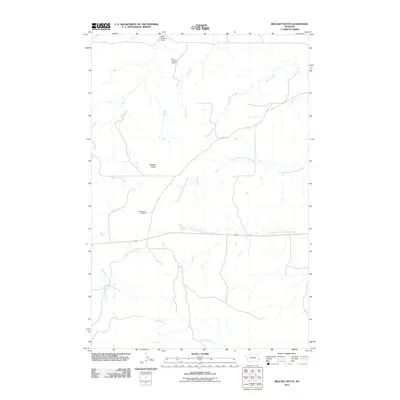 2011 Map of Bracket Butte, 2011 Print