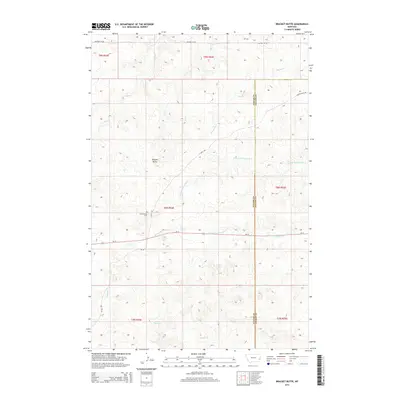 2014 Map of Bracket Butte, 2014 Print