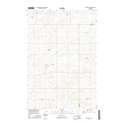 2017 Map of Bracket Butte, 2017 Print