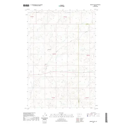 2020 Map of Bracket Butte, 2020 Print