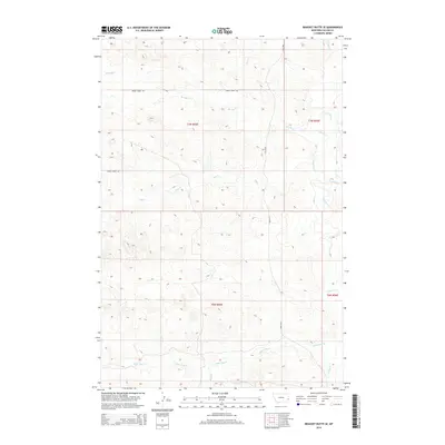 2014 Map of Bracket Butte SE, 2014 Print