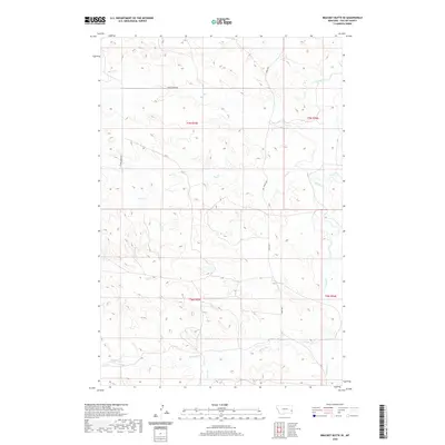 2020 Map of Bracket Butte SE, 2020 Print
