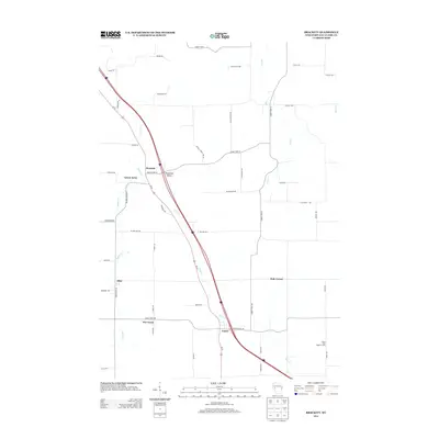 2013 Map of Brackett, 2013 Print