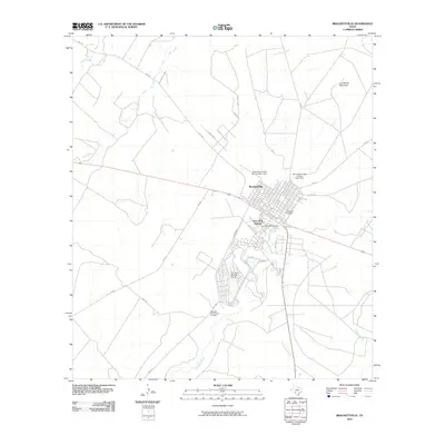 2010 Map of Brackettville, 2010 Print