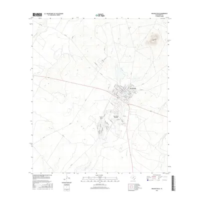 2016 Map of Brackettville, 2016 Print