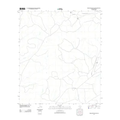 2013 Map of Brackettville NE, 2013 Print