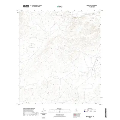 2019 Map of Brackettville NE, 2019 Print